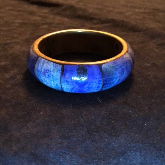 GORGEOUS VINTAGE BRACELET PURPLE BLUES - Picture 5 of 5